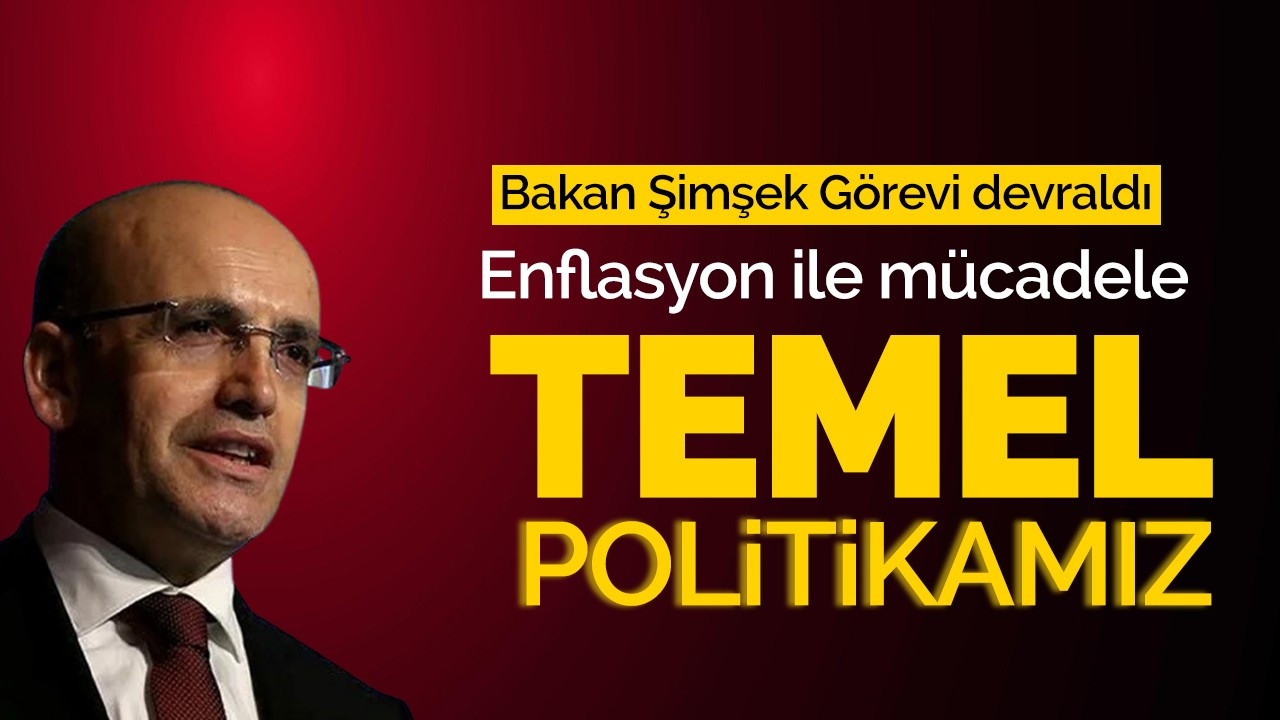 Hazine ve Maliye Bakanı Mehmet Şimşek görevi devraldı!