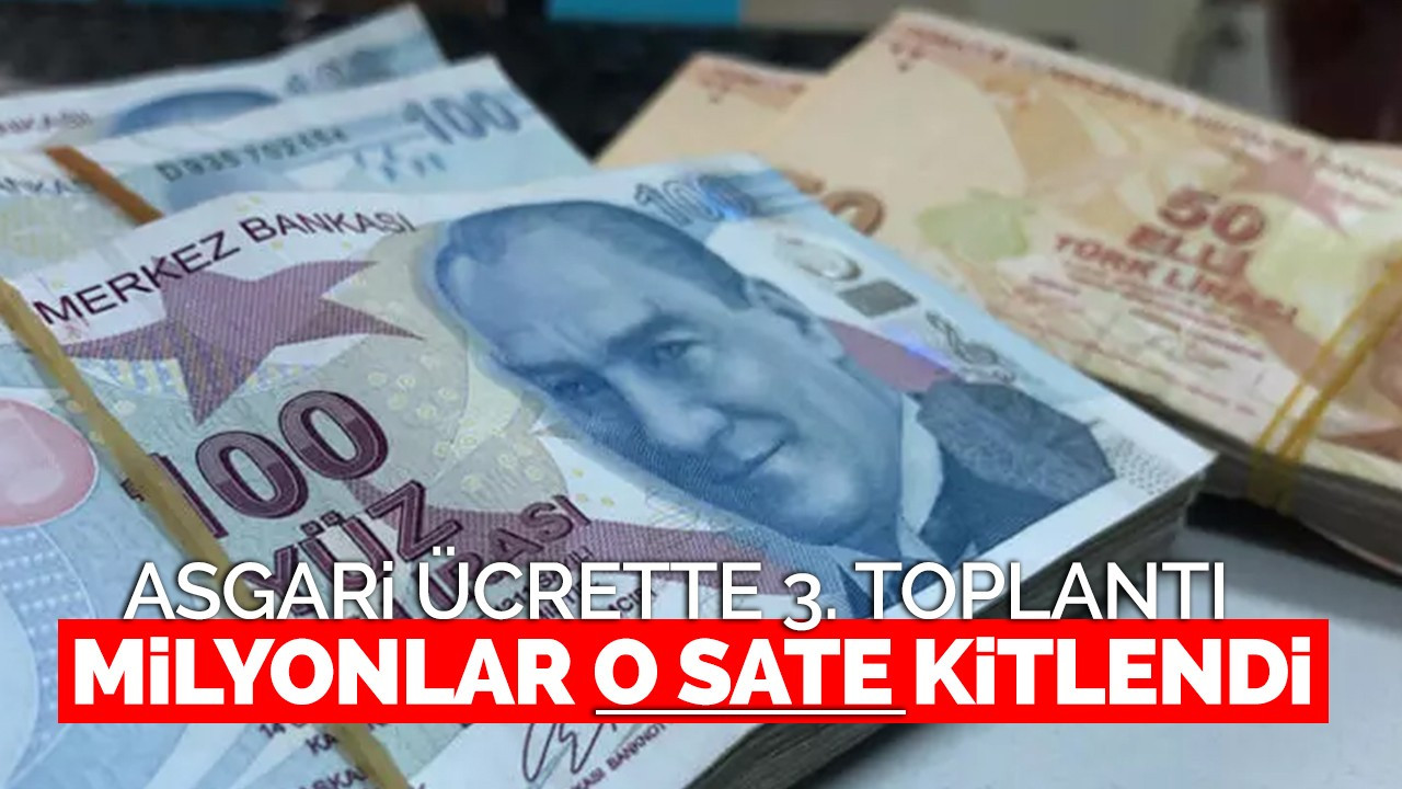 Asgari Ücret Tespit Komisyonu saat 11.00'de toplanacak