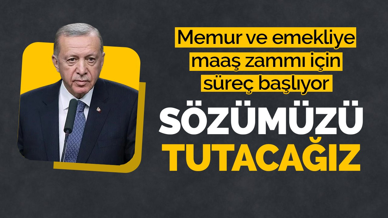 Memur ve emekliye maaş zammı için süreç başlıyor