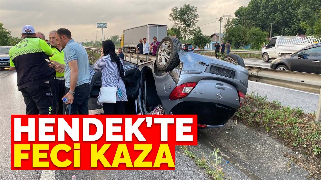 Hendek'te feci kaza: 7 yaralı!