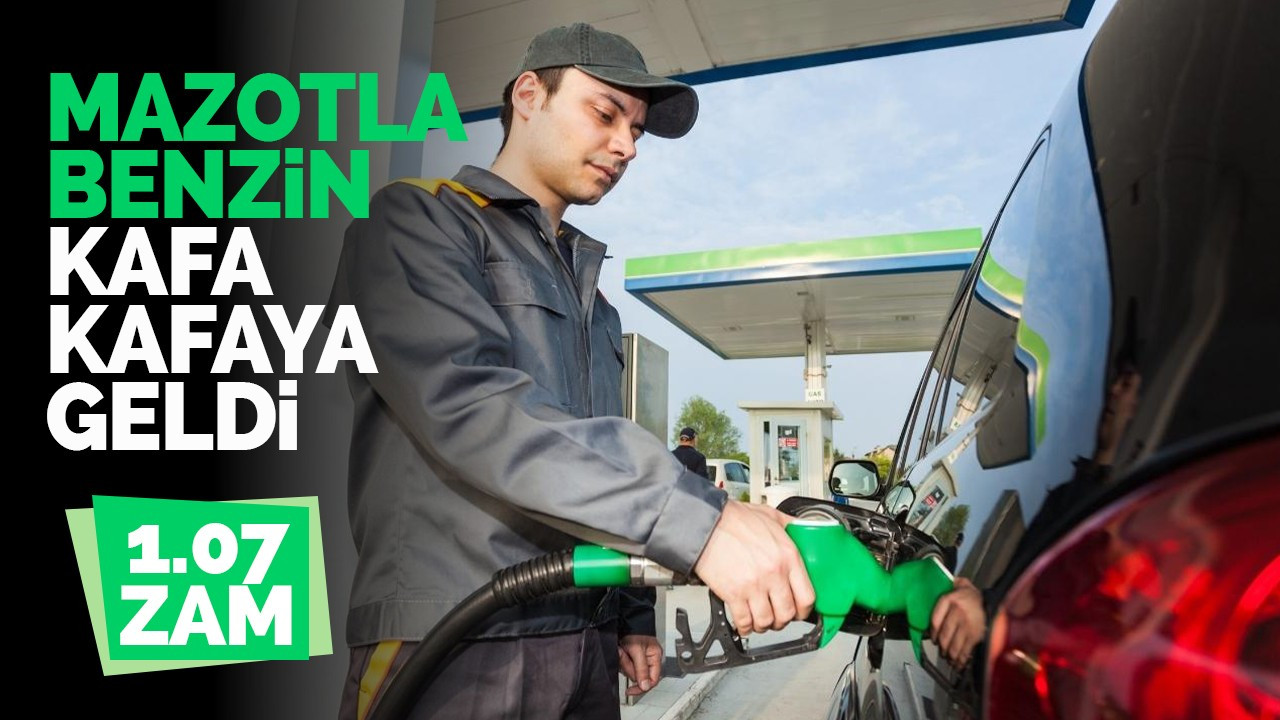 Akaryakıta bir zam daha! Motorinin litre fiyatı benzine yaklaşıyor