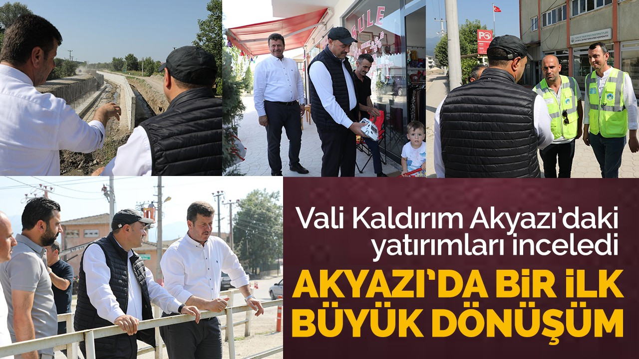 Akyazı'da bir ilk! Büyük dönüşüm