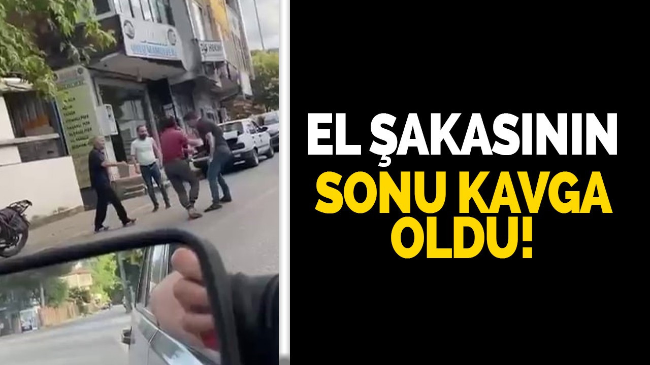 El şakasının sonu kavga oldu!