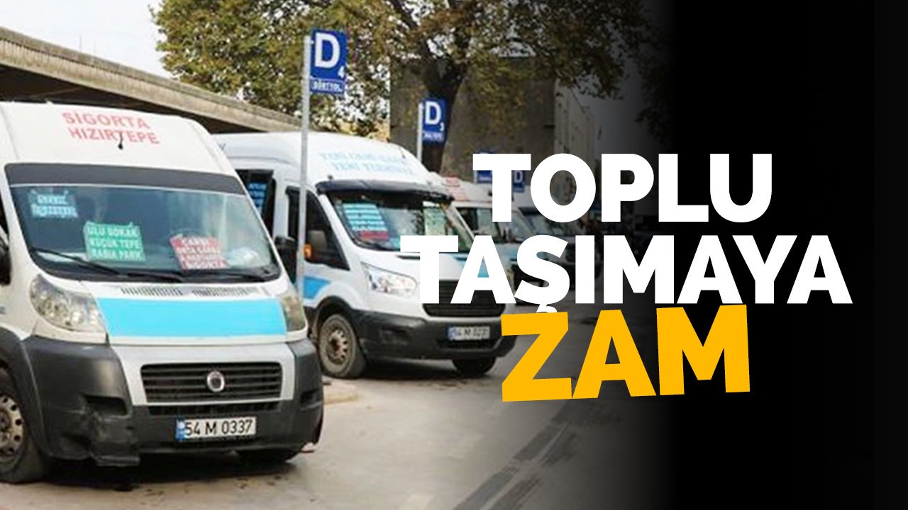 Toplu taşımaya zam!