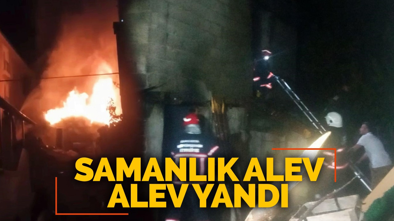 Samanlık Alev Alev Yandı