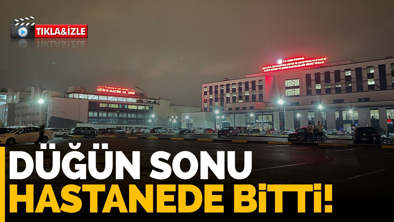 Düğün sonu hastanede bitti!