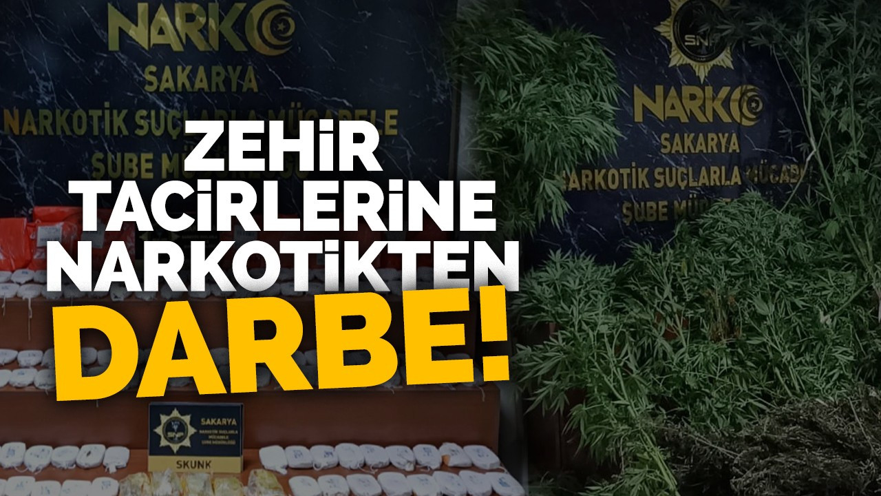 Zehir Tacirlerine Narkotikten Darbe