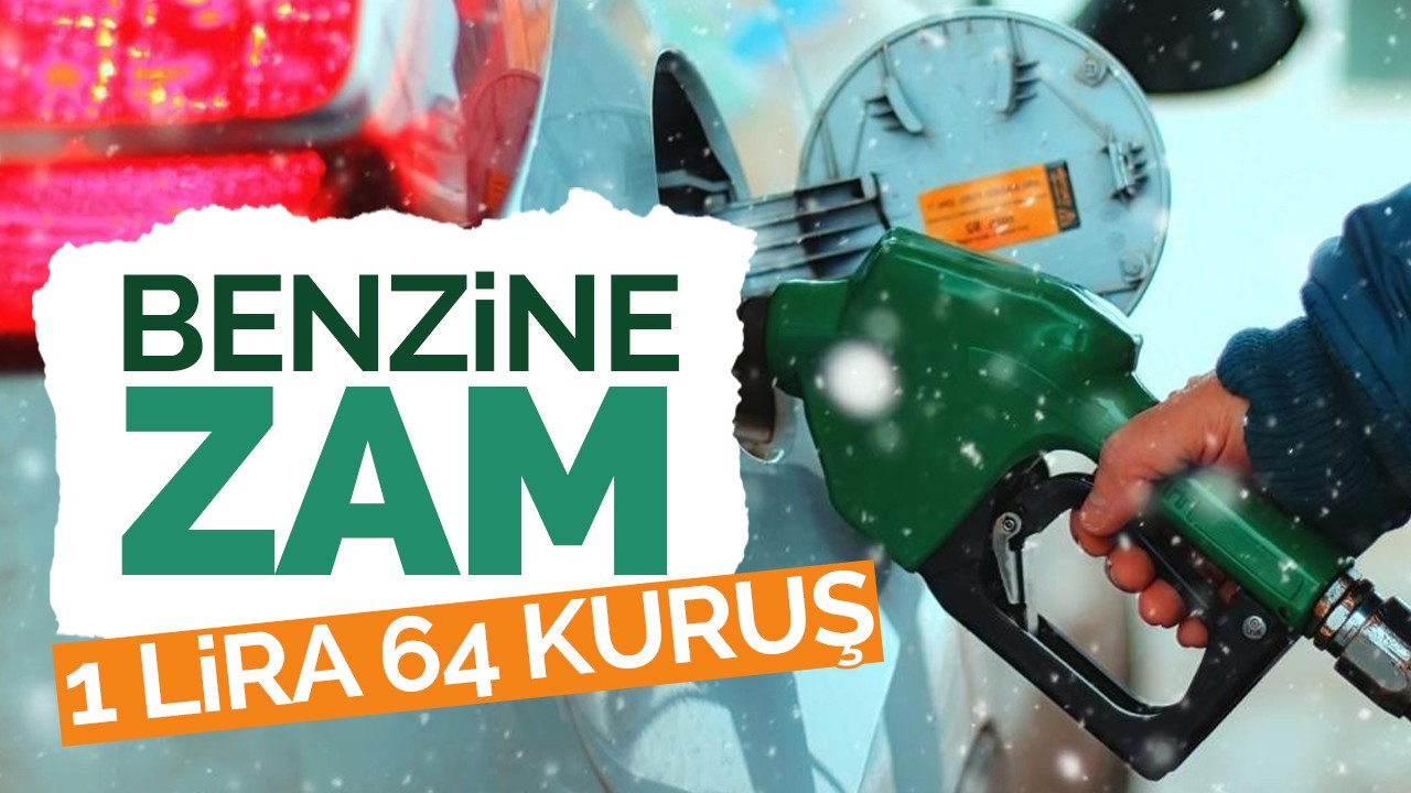 Motorinden sonra benzine de zam geldi!