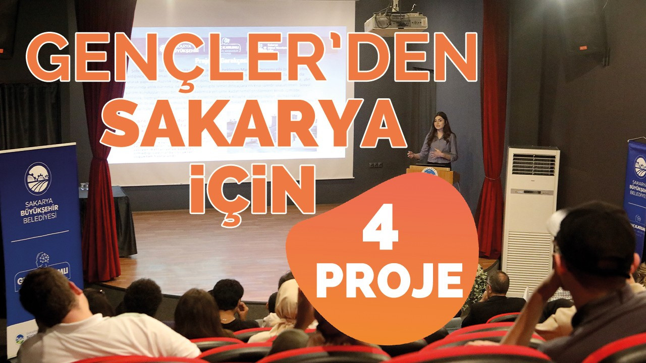 Gençler'den Sakarya için 4 proje