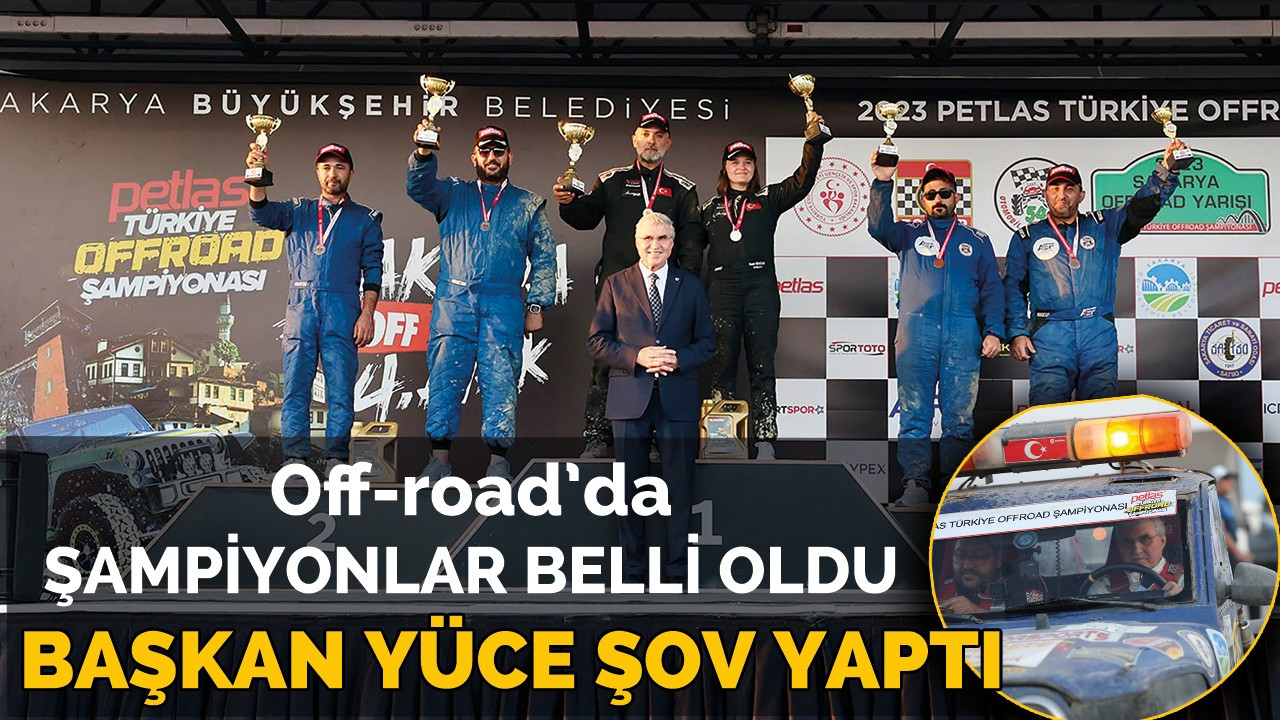 Off-road'da şampiyonlar belli oldu