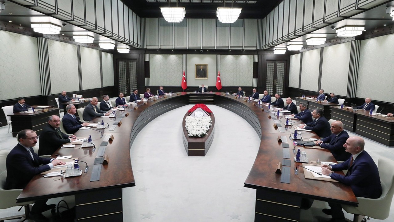 Cumhurbaşkanlığı Kabinesi, Cumhurbaşkanı Recep Tayyip Erdoğan başkanlığında Beştepe'de toplandı