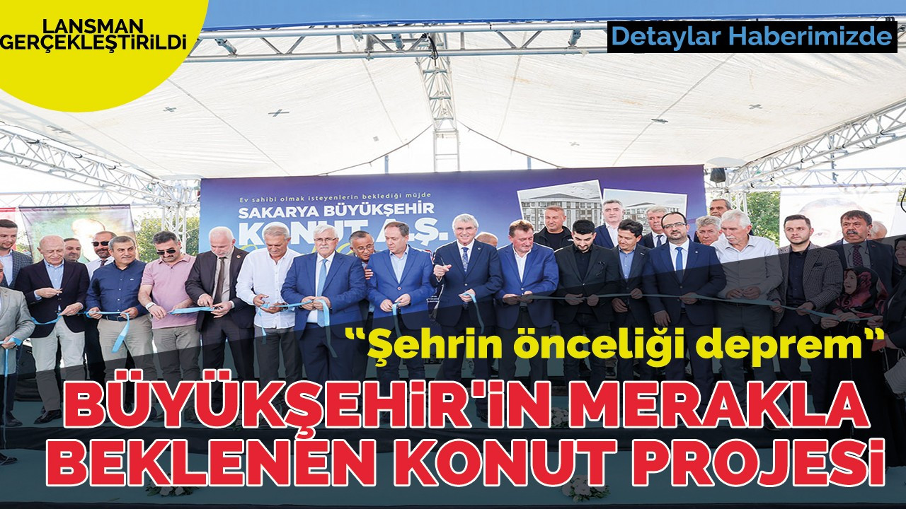 Büyükşehir'in merakla beklenen konut projesinin lansmanı yapıldı