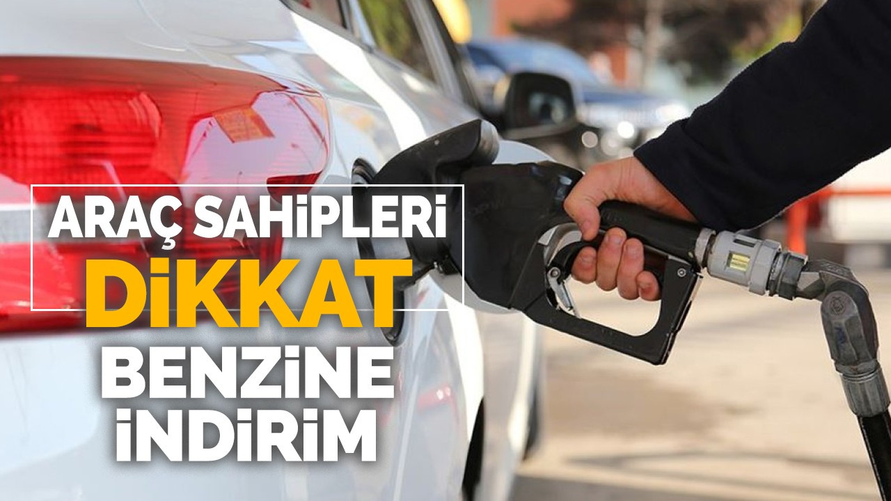 Benzine indirim bekleniyor