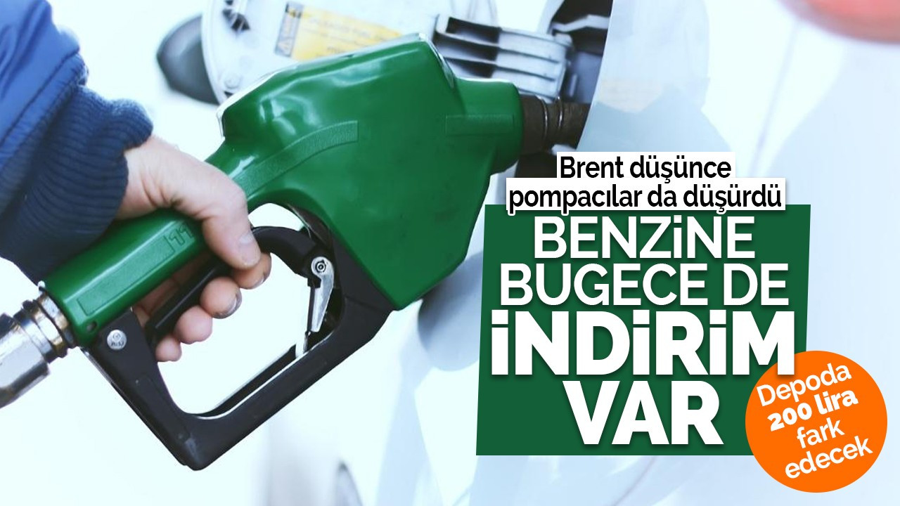 Benzine bu gece de indirim var!