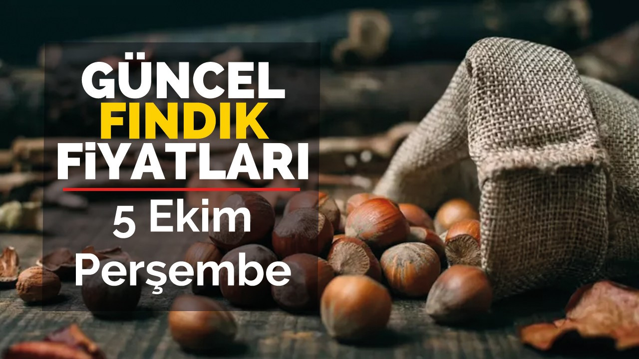 5 Ekim Perşembe Güncel Fındık Fiyatları