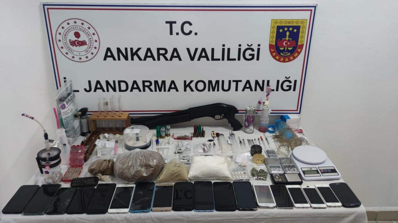 Başkent’te uyuşturucu operasyonu: 28 gözaltı