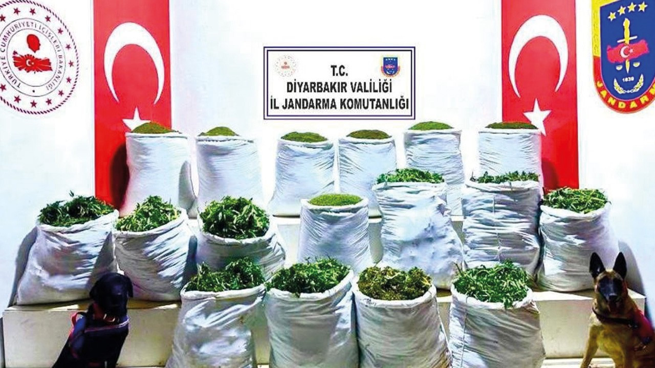 Diyarbakır’da uyuşturucu operasyonu: 285 kilo esrar ele geçirildi