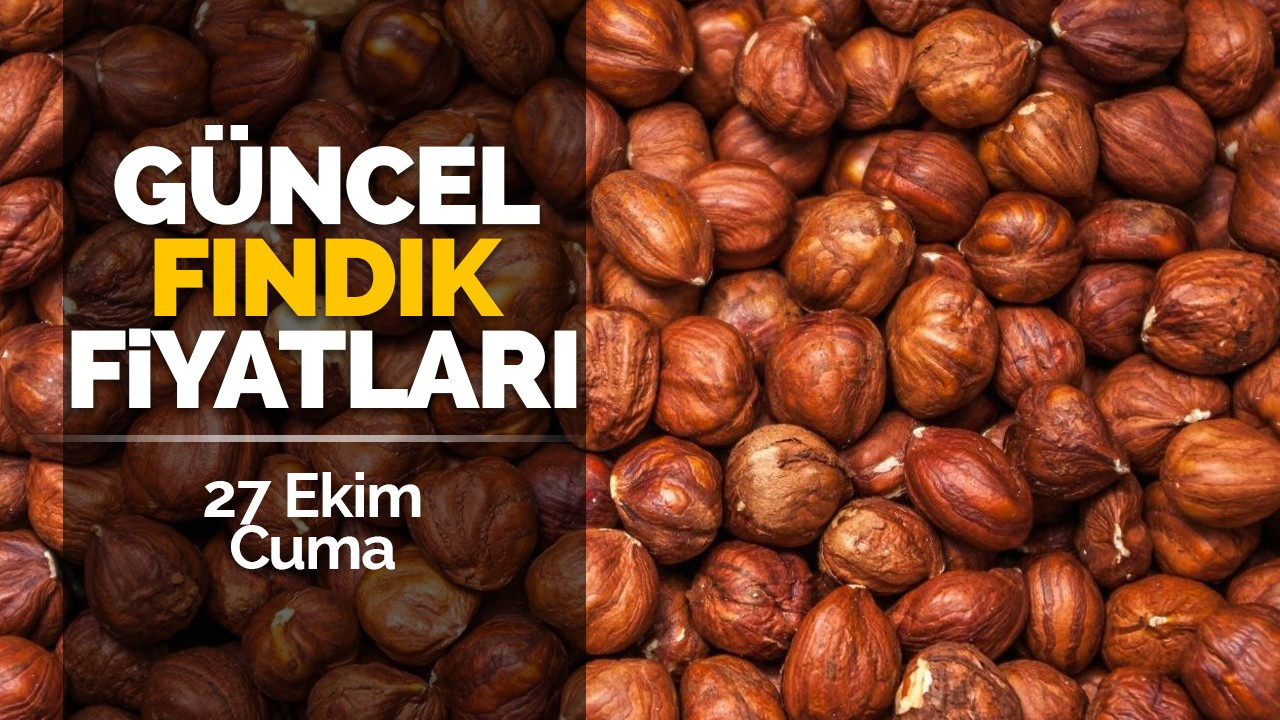 27 Ekim Cuma Güncel Fındık Fiyatları