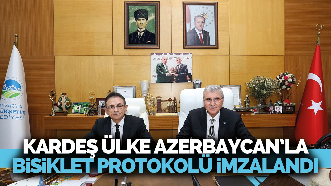 Kardeş ülke Azerbaycan’la bisiklet protokolü imzalandı