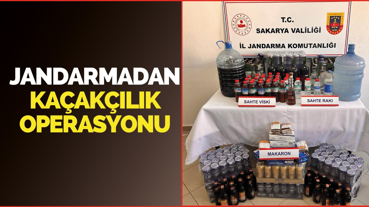 Jandarmadan kaçakçılık operasyonu: 1 gözaltı