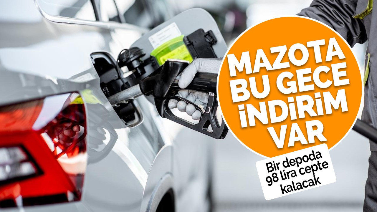 Mazota bu gece indirim var!