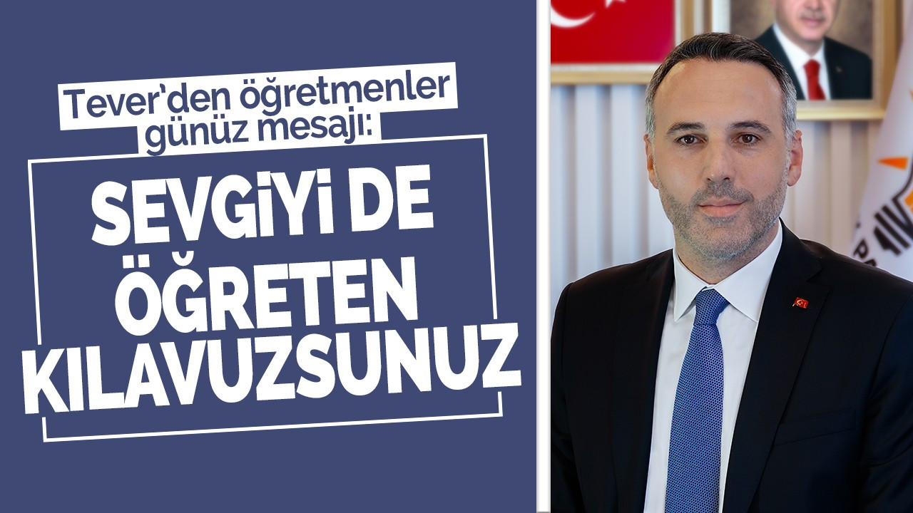 Tever: Sevgiyi de öğreten kılavuzlarsınız