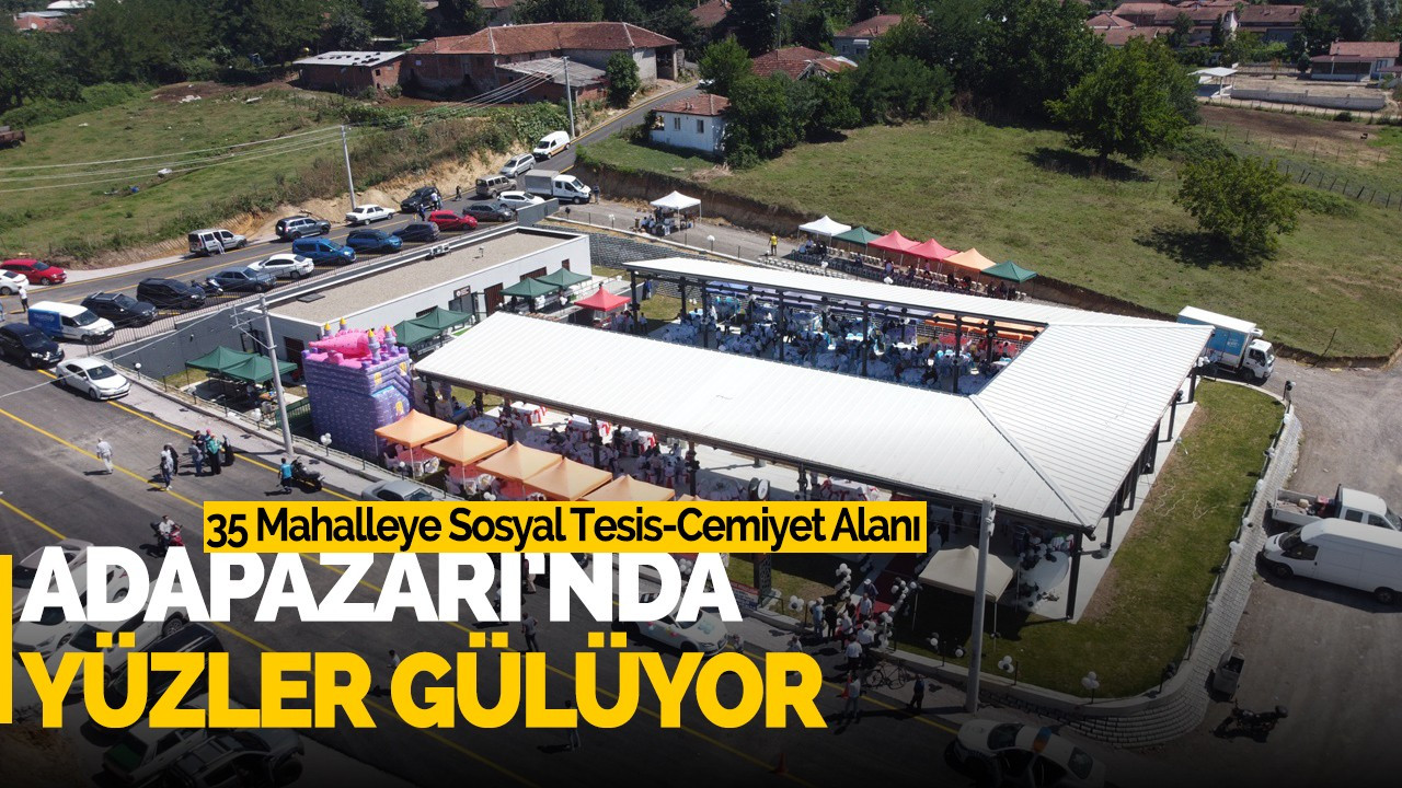 Adapazarı’nda Yüzler Gülüyor