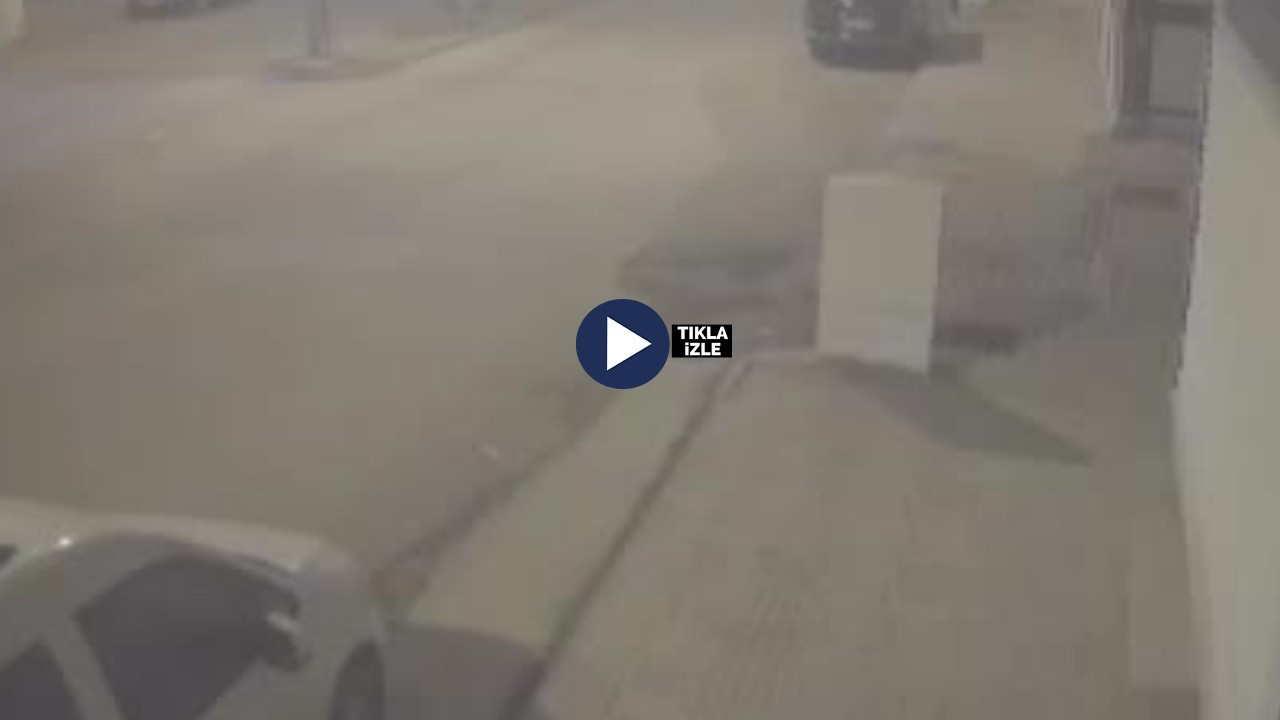 Mardin'de aracın dükkana daldığı kazanın görüntüleri ortaya çıktı