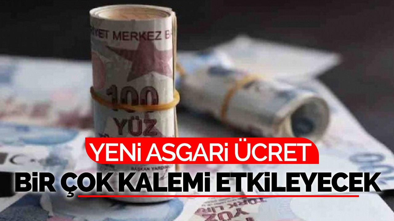 Yeni asgari ücret hangi kalemleri etkileyecek?