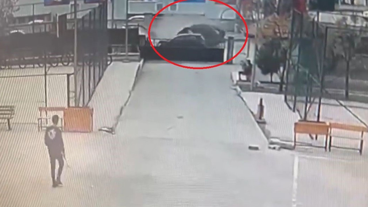 Diyarbakır’da okul önünde kaza, facianın eşiğinden dönüldü