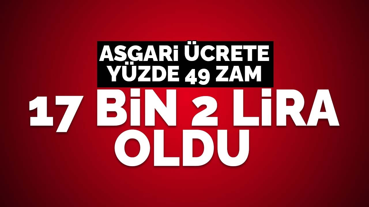 2024 Asgari ücret açıklandı!