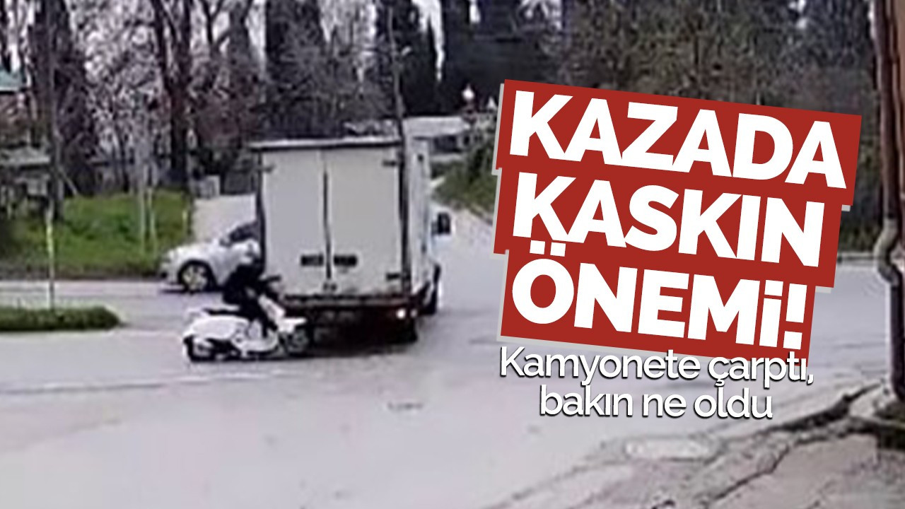 Kazada kaskın önemi!