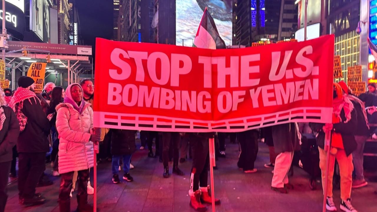 Beyaz Saray ve New York’ta “Yemen” protestosu