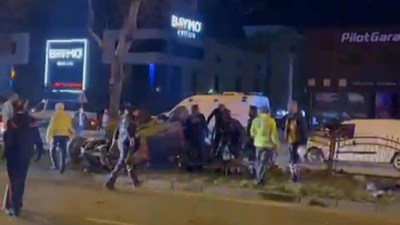 Samsun'da otomobil takla attı: 1 ölü, 3 yaralı