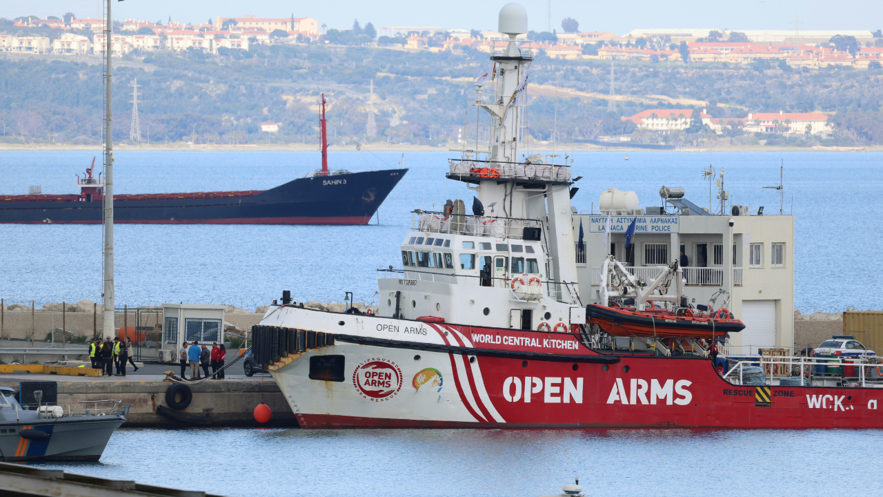 Güney Kıbrıs’tan Gazze’ye ilk yardım gemisi yola çıktı