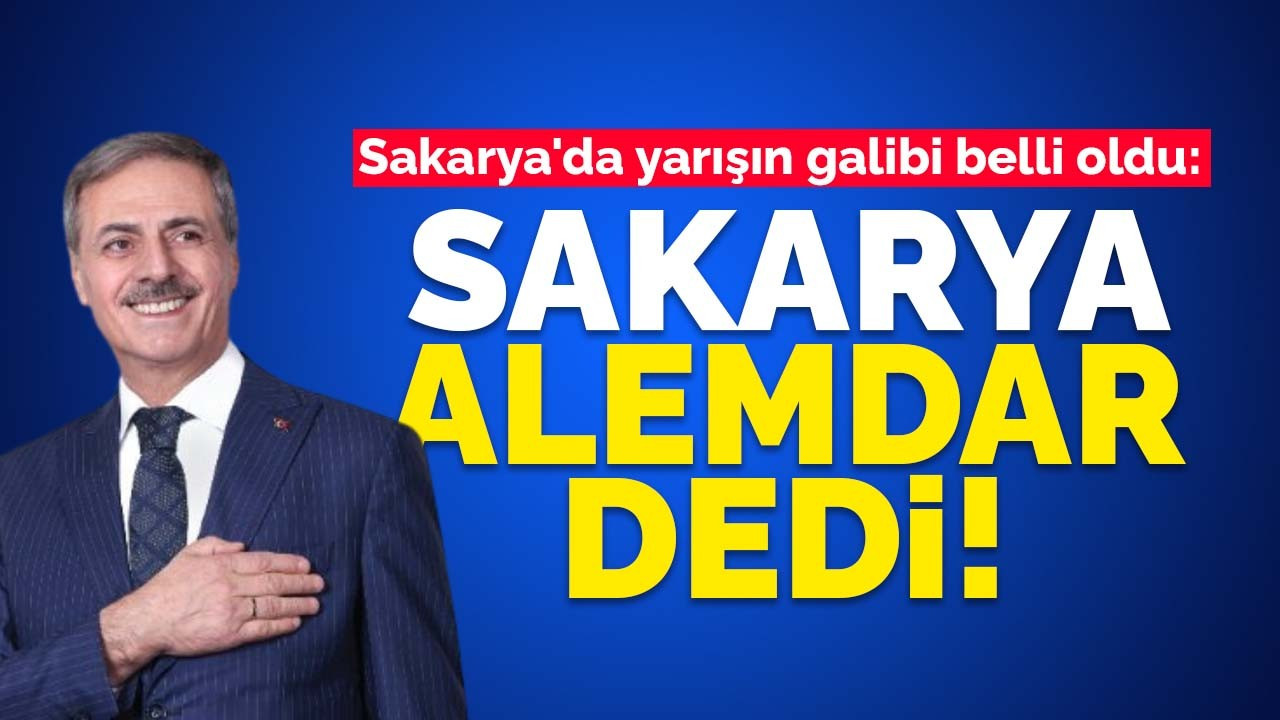 Sakarya'da yarışın galibi belli oldu: AK Parti adayı Yusuf Alemdar kazandı