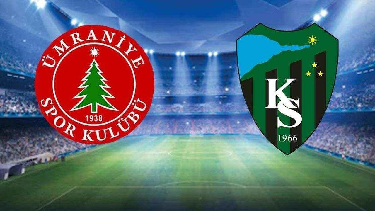 Ümraniyespor - Kocaelispor maçı canlı izle!