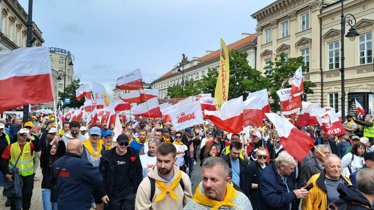 Polonya’da 35 bin kişilik çiftçi protestosu