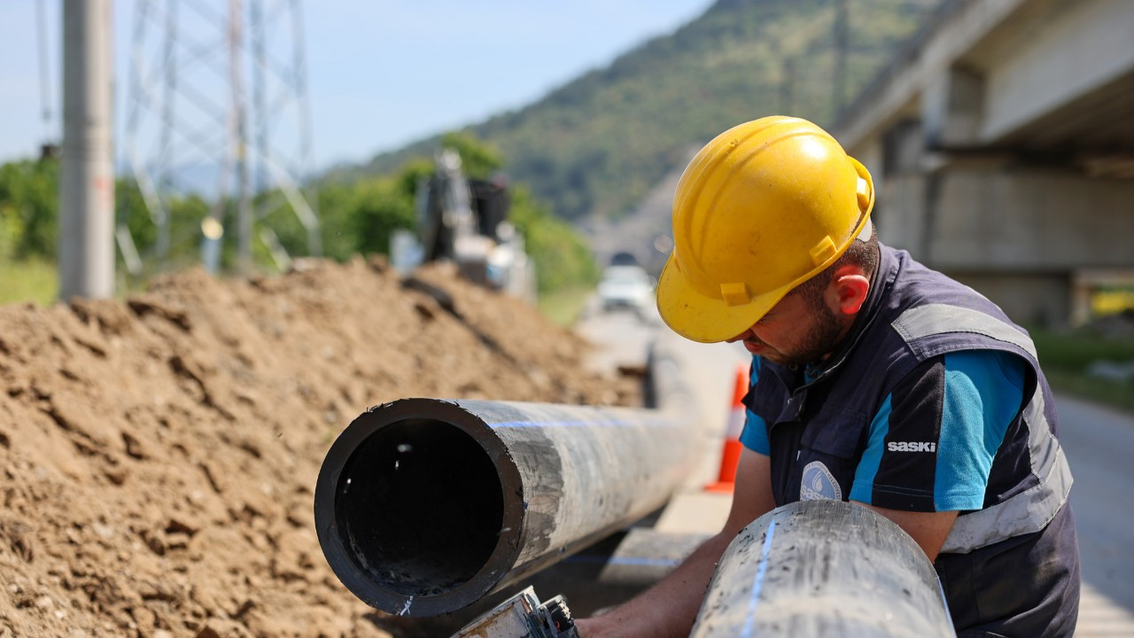 Alifuatpaşa’nın 4 bin 500 metrelik yeni altyapı hattında çalışmalar devam ediyor