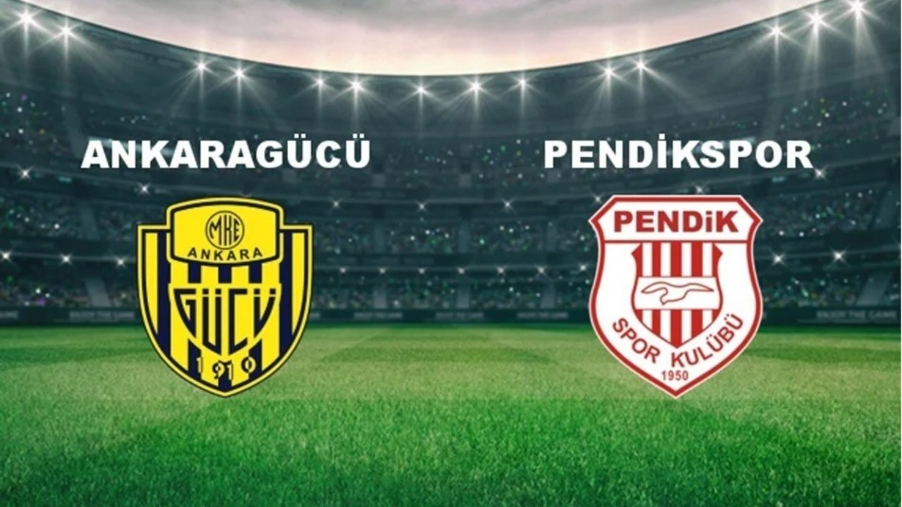 MKE Ankaragücü - Siltaş Yapı Pendikspor maçı canlı izle!