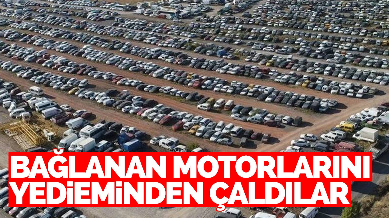 Evrak eksikliğinden bağlanan motorlarını yedieminden çaldılar: 4 tutuklama