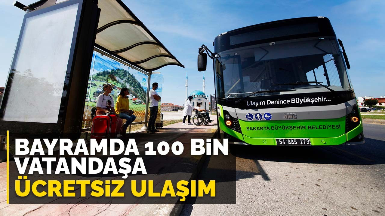 Büyükşehir bayramda 100 bin vatandaşa ücretsiz ulaşım hizmeti sundu