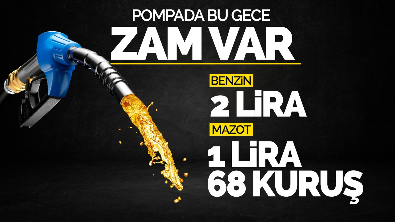 Benzin ve motorine zam geliyor