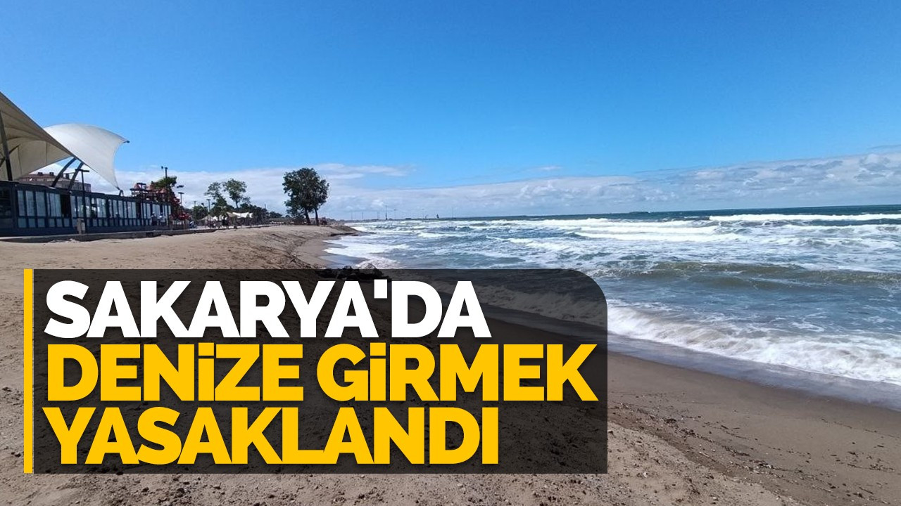 Sakarya'da denize girmek yasaklandı