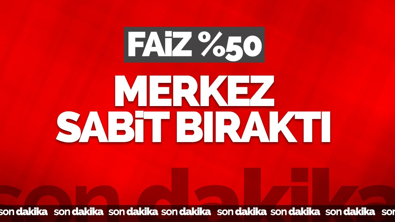 TCMB, Haziran 2024 politika faizini yüzde 50’de sabit bıraktı