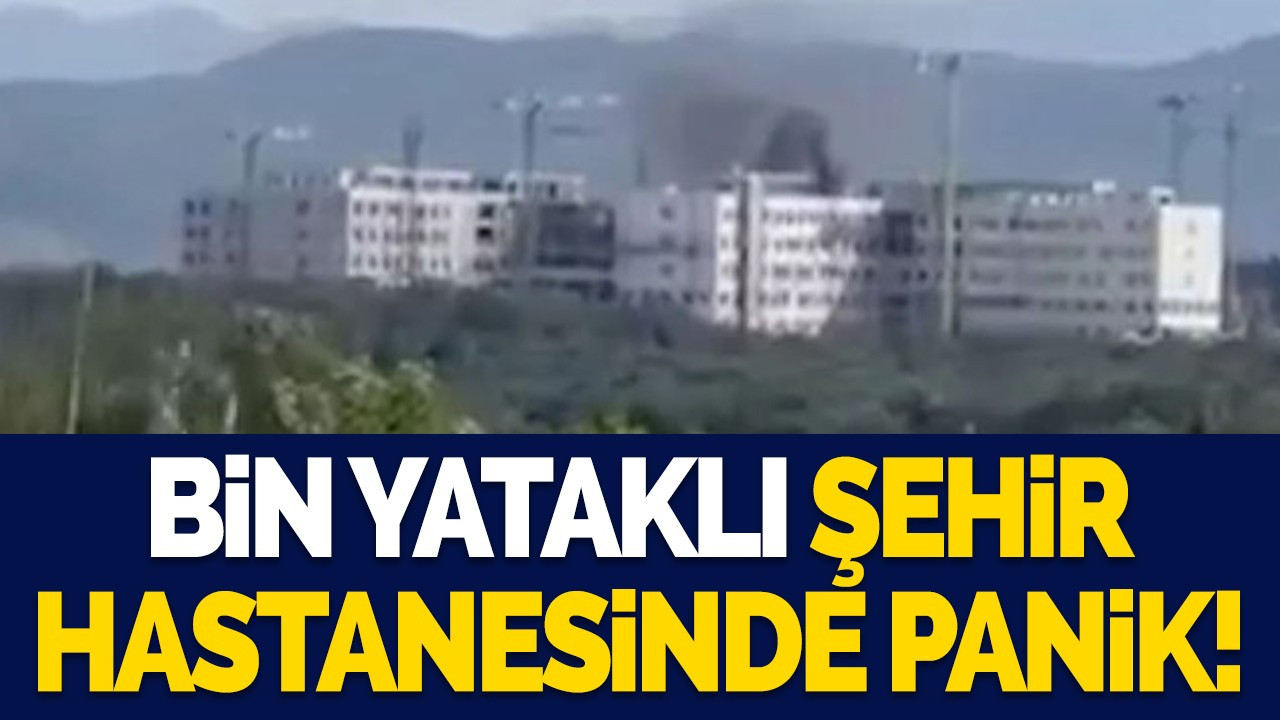 Bin yataklı şehir hastanesinde panik!