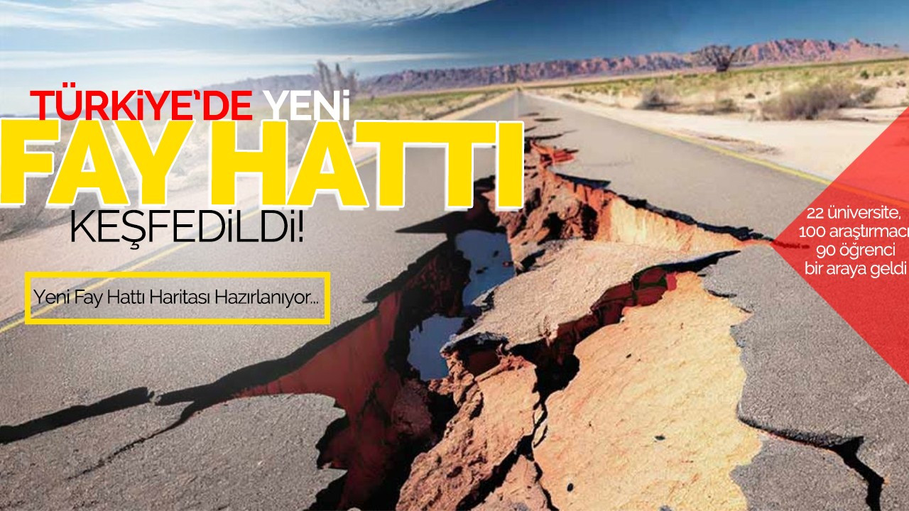 Türkiye'de Yeni Bir Fay Hattı Daha! Deprem Haritası Hazırlanıyor