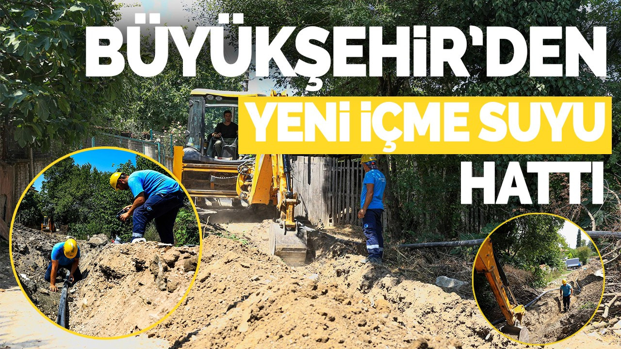 Büyükşehir’den Kertil’e Yeni İçme Suyu Hattı