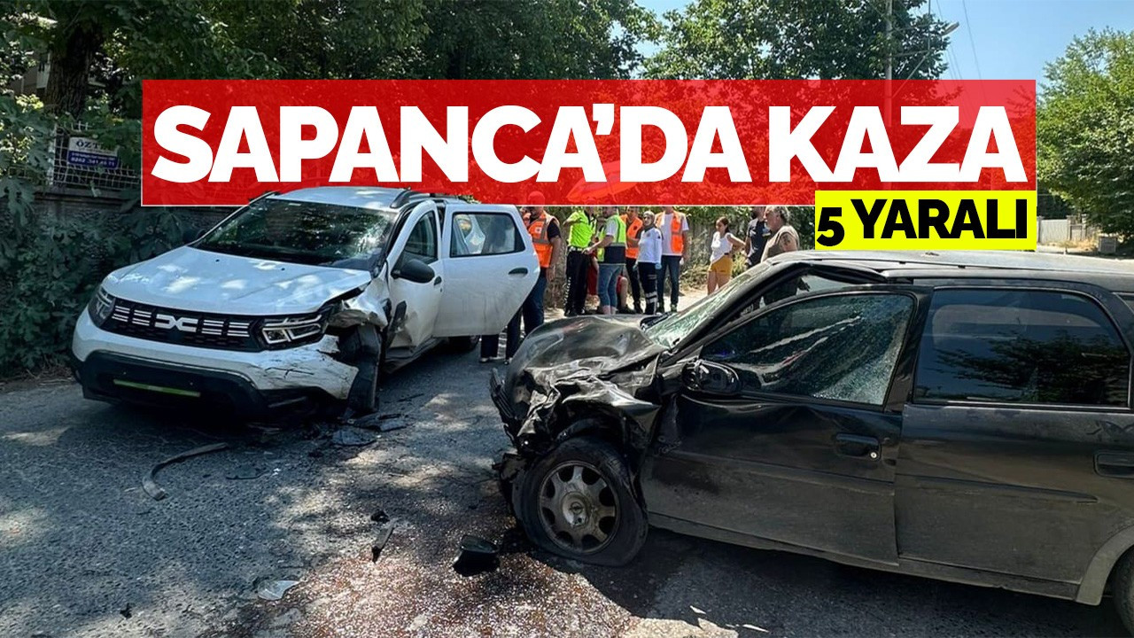 Sapanca’da kaza çok sayıda yaralı