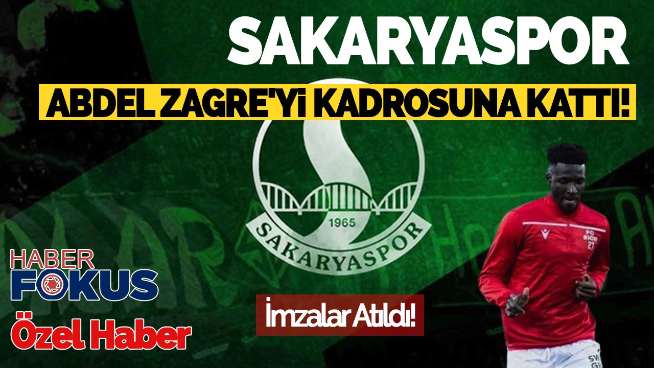 Sakaryaspor, Abdel Zagre'yi Kadrosuna Kattı!